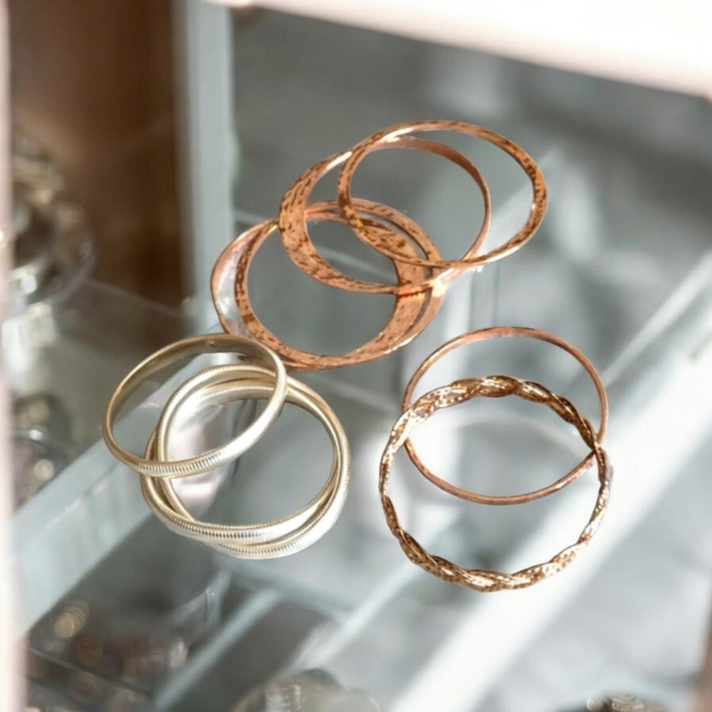 Fashion Bangle Bracelets! 3 sets!